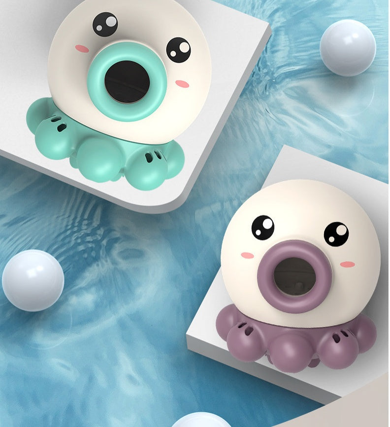 Octopus Fountain Bath Water Toy, Jet Rotating Shower Bathroom Toy, Summer Water Sprinkler Toys, 