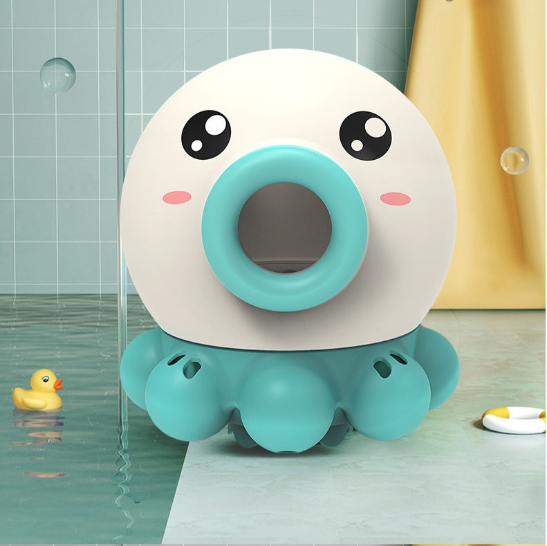 Octopus Fountain Bath Water Toy, Jet Rotating Shower Bathroom Toy, Summer Water Sprinkler Toys, 