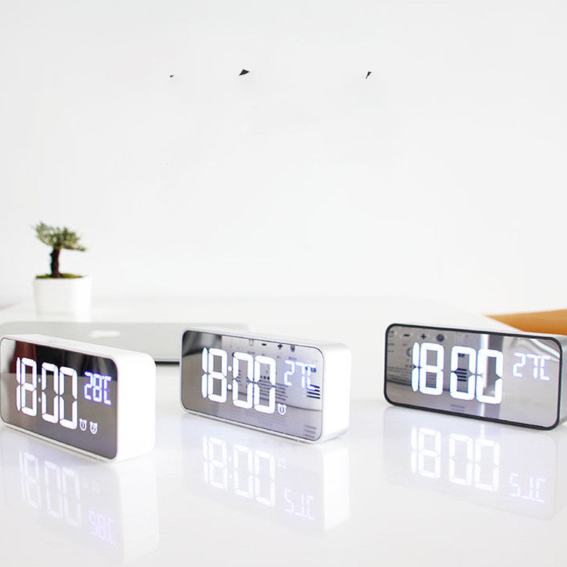 Music LED Digital Home Desktop Alarm Electronic Clock Temperature Date Display Koalakits36