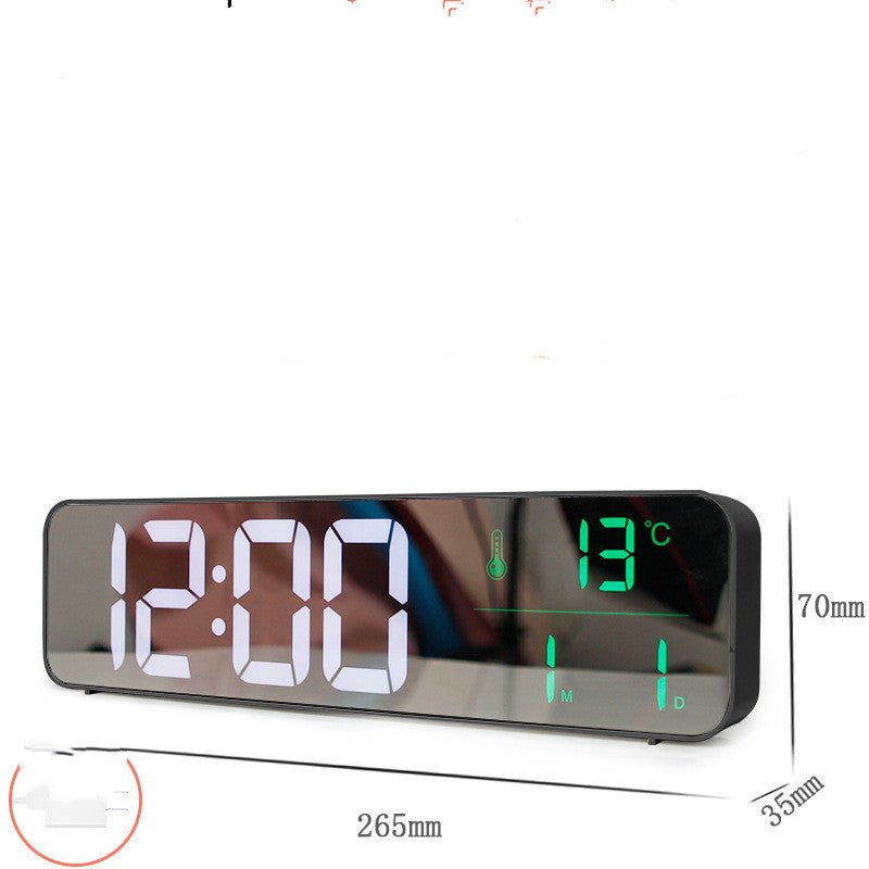Music LED Digital Home Desktop Alarm Electronic Clock Temperature Date Display Koalakits36