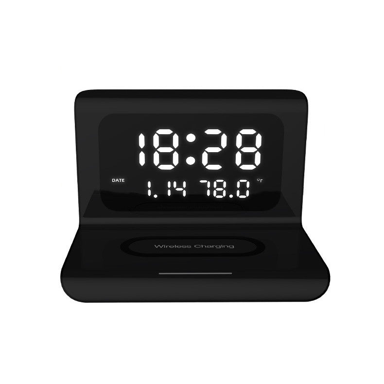 Wireless phone Charger Alarm Clock Creative Perpetual Calendar