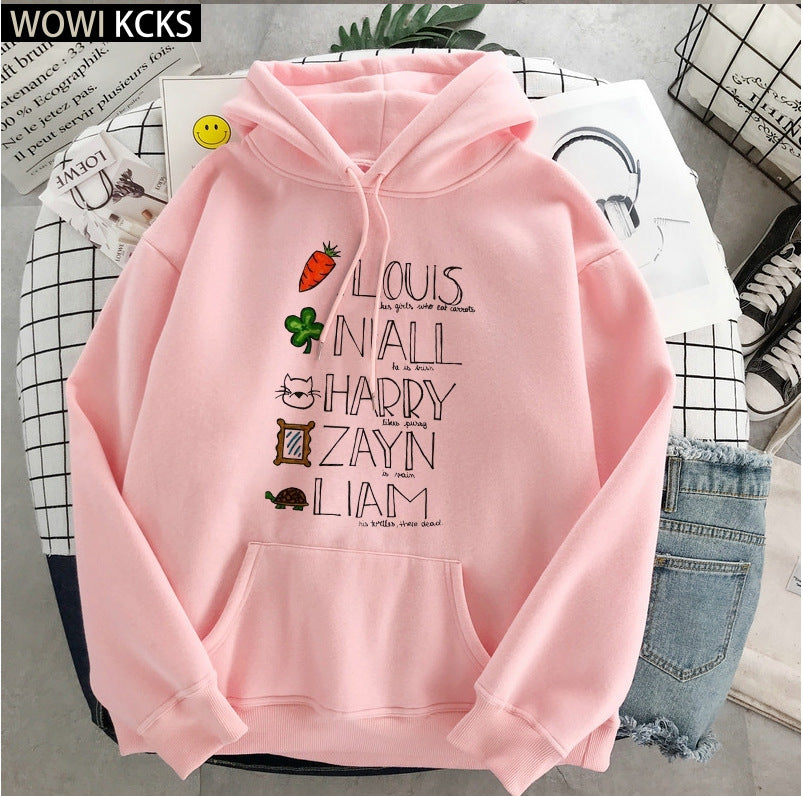 Harajuku Aesthetic Pullover Hooded Sweatshirt Clothing