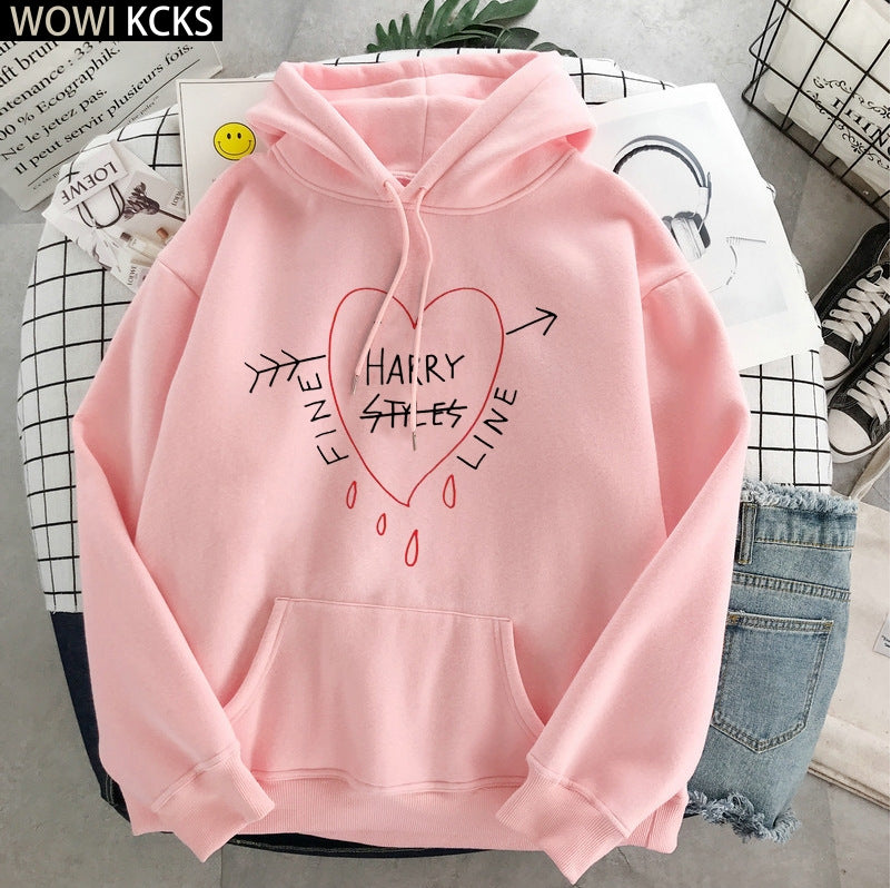 Harajuku Aesthetic Pullover Hooded Sweatshirt Clothing