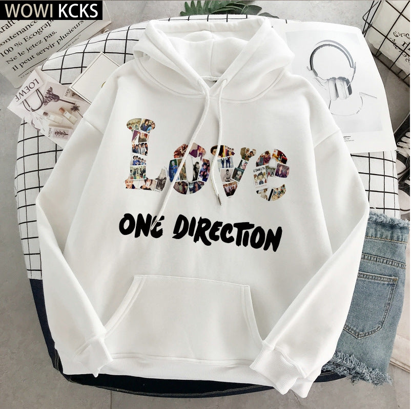 Harajuku Aesthetic Pullover Hooded Sweatshirt Clothing