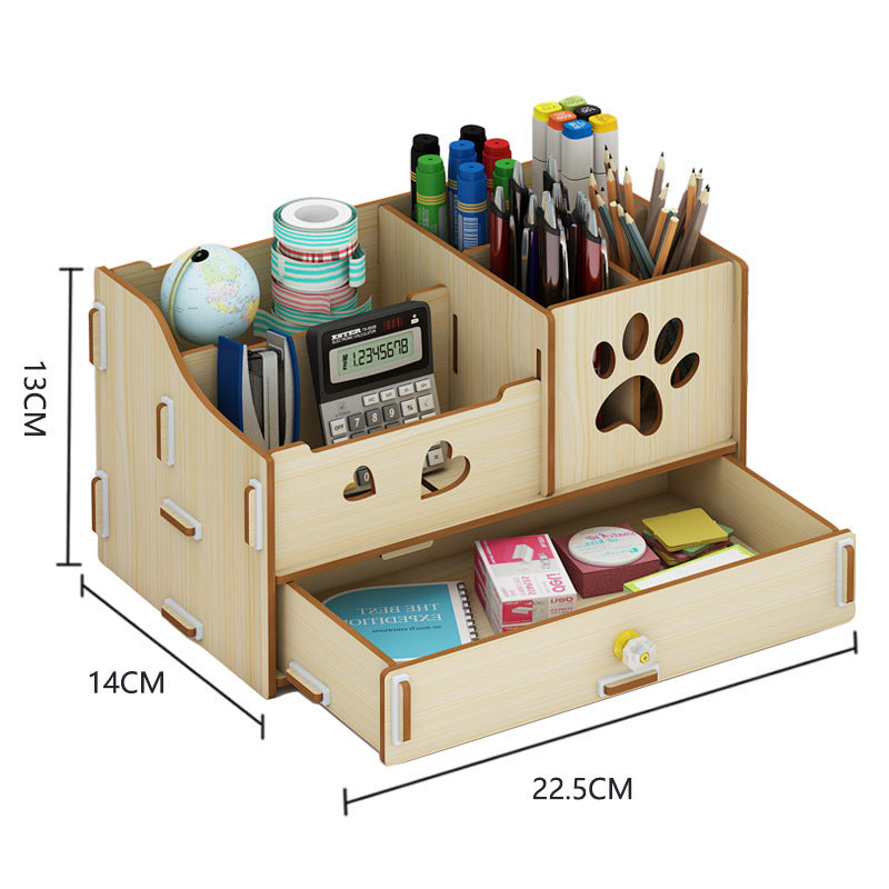 Simple Desktop Pen Container Storage Box