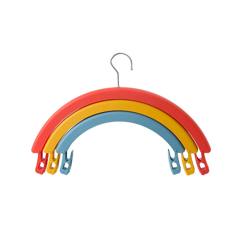 Multifunctional Clothes Drying Rack - Creative Rainbow Rotating Hanger for All Your Drying Needs