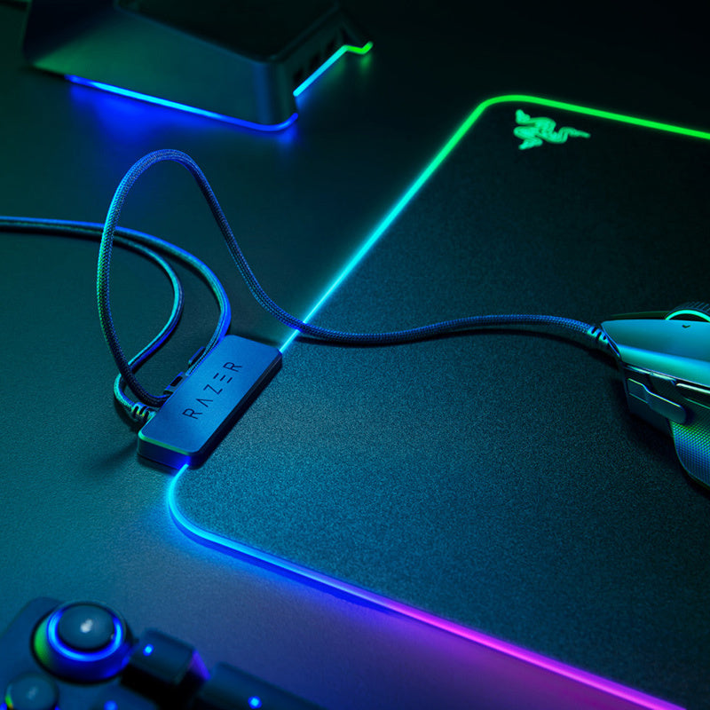 Razer Firefly Hard V2 RGB Game Mouse Pad Can Customize The Built-in Cable