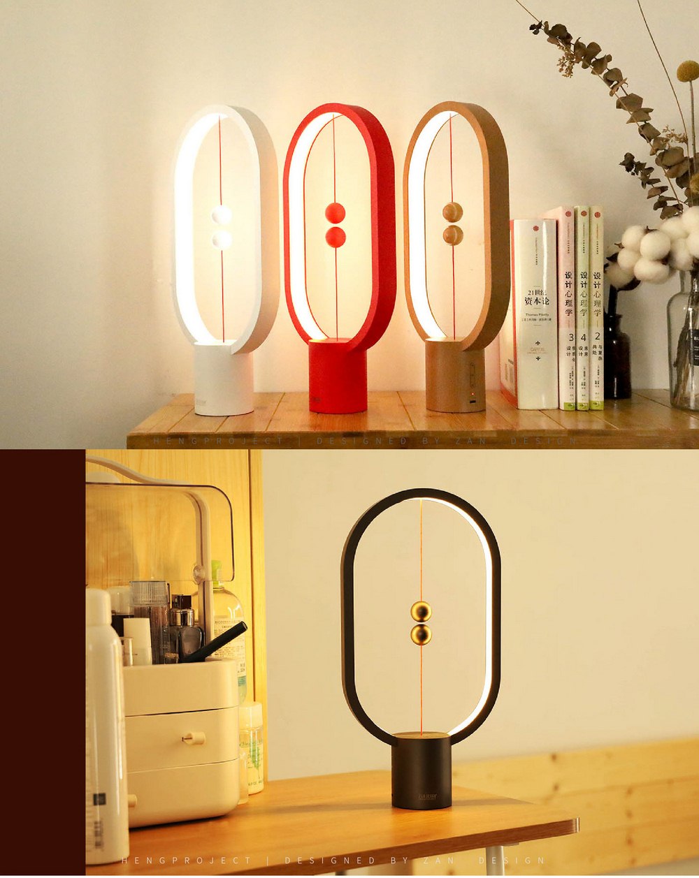 Magnetic Bedside Night Light for Bedroom – Rechargeable LED Night Lamp for Bedside, Home and Nighttime Lighting