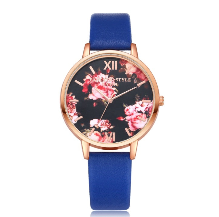 High Quality Fashion Leather Strap Rose Gold Women Watch Casual Love Heart Quartz Wrist Watch | Koalakits36