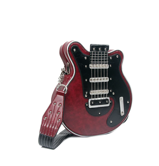 Guitar Shaped Shoulder Bag – Trendy, Functional Fashion for Music Lovers