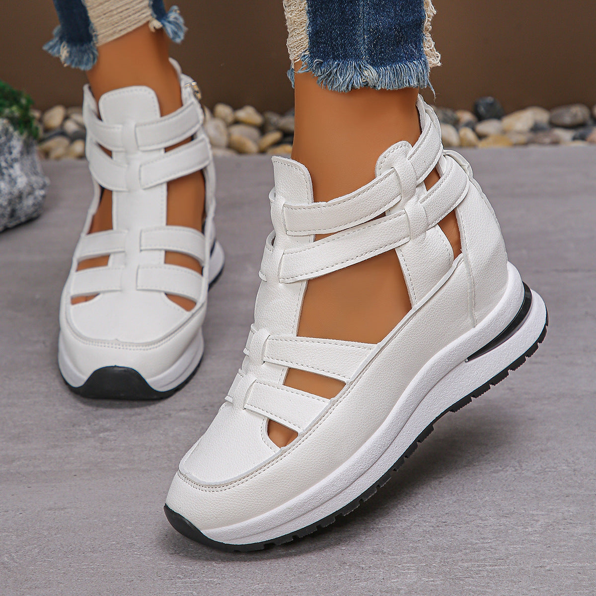 Women's Close-toed Hollow-out Sandals Summer Fashion | Koalakits36