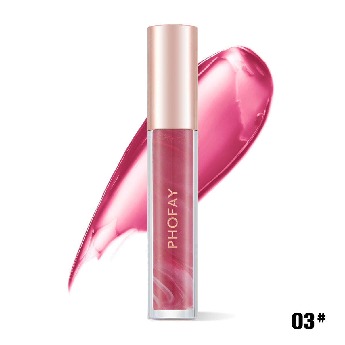 PHOFAY Rose Blooming Hydrating Lip Gloss | Koalakits36