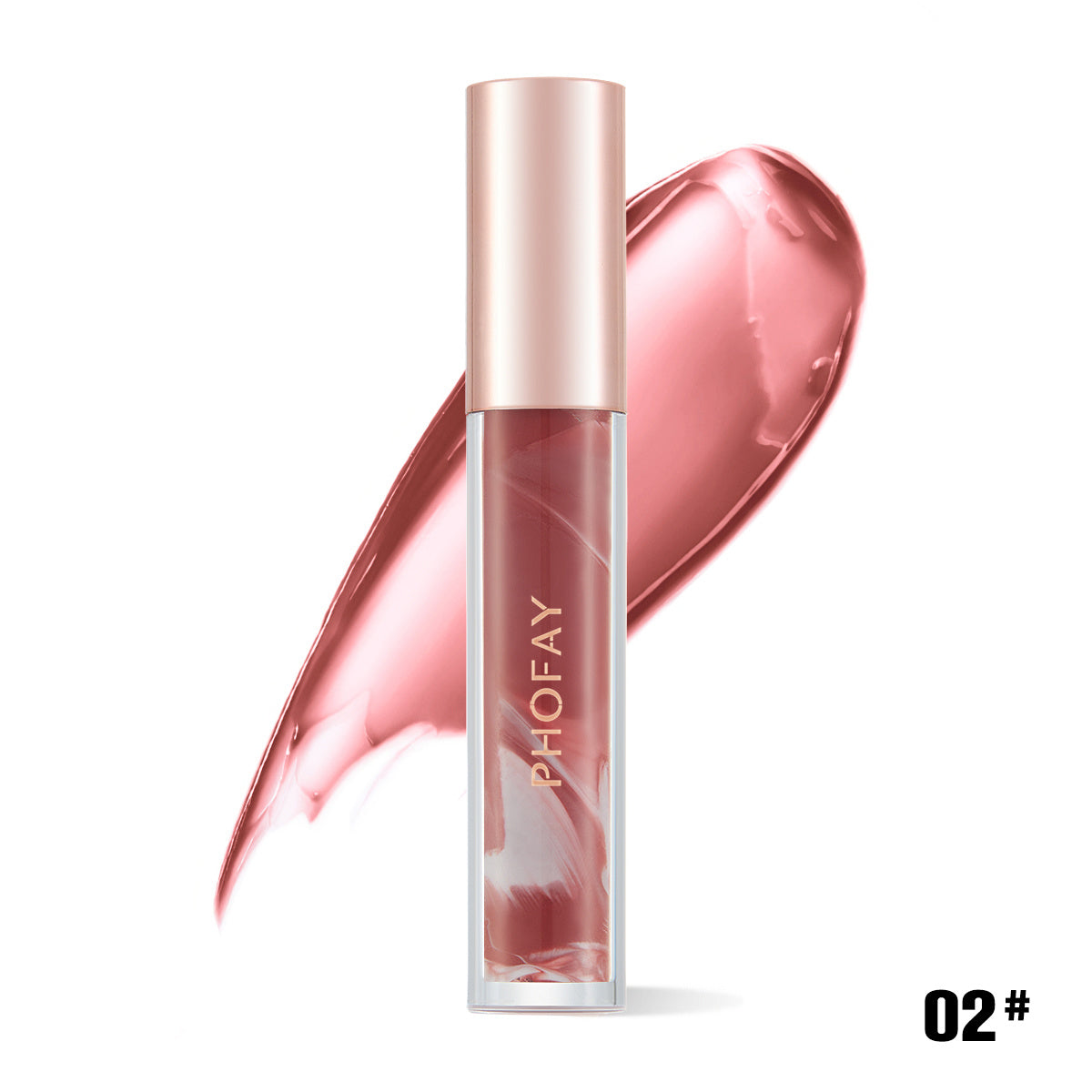 PHOFAY Rose Blooming Hydrating Lip Gloss | Koalakits36