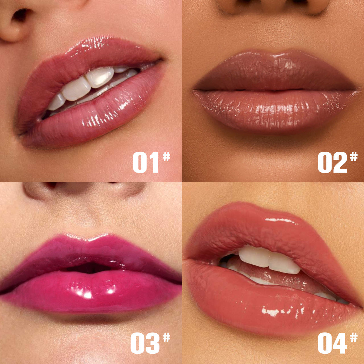 PHOFAY Rose Blooming Hydrating Lip Gloss | Koalakits36