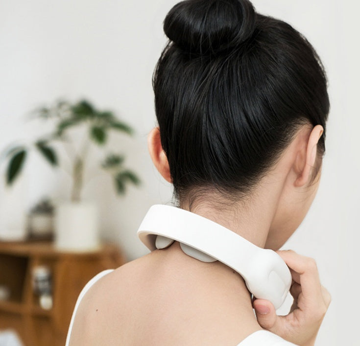 Cervical & Shoulder Massager with Intelligent Remote Control – Ergonomic Neck Massage Device for Home & Office Relaxation
