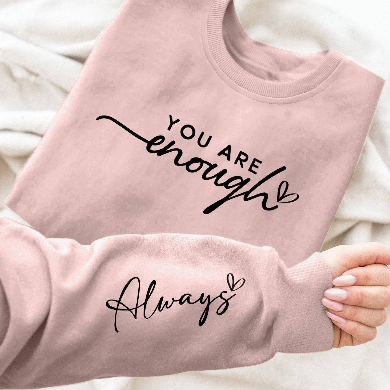 Letter Printed Hoodie Round Neck Casual Hoodie Autumn Spring