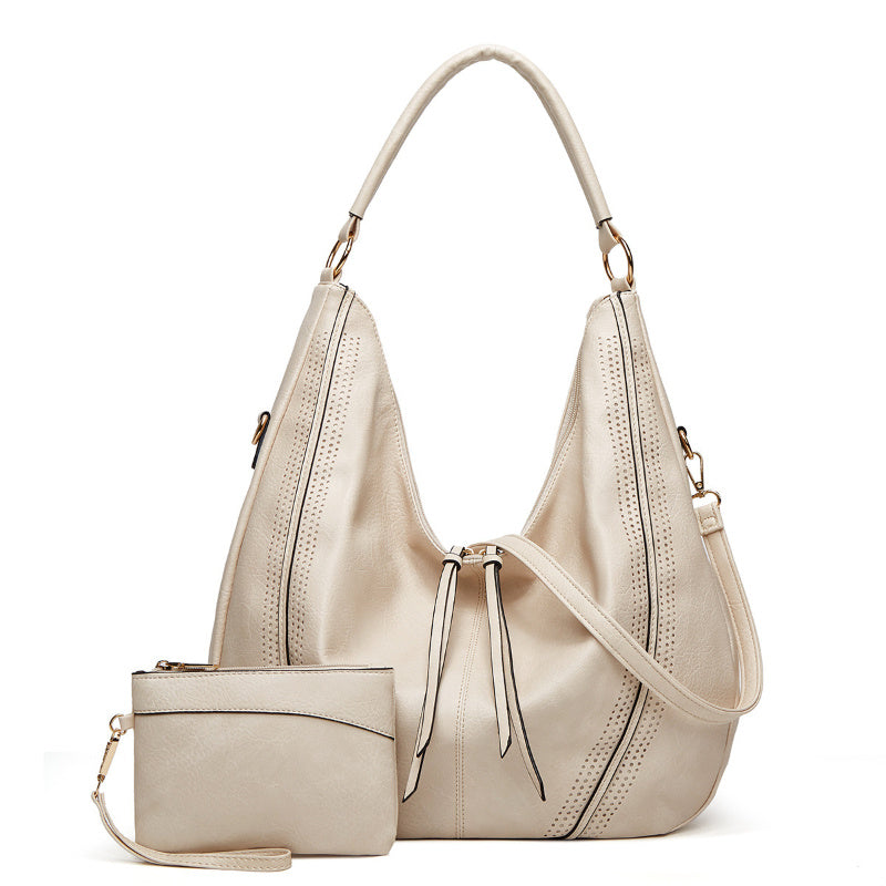 Retro Large Capacity Tote Shoulder Bag Tassel Hollow One-shoulder Casual Big Bag | Koalakits36