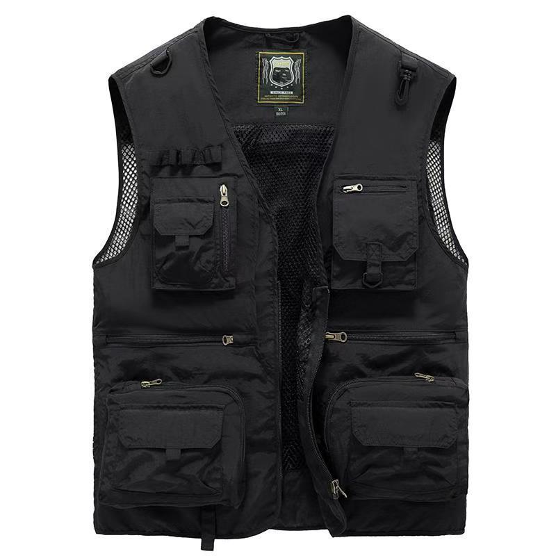 14 Pockets Summer Tactical Outdoor Waistcoat Mesh Cargo Sleeveless Jacket Tool Vest | Koalakits36