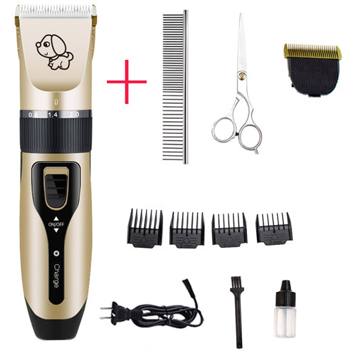 Professional Dog Hair Clipper – Electric Pet Hair Trimmer & Shaver for Easy Grooming at Home