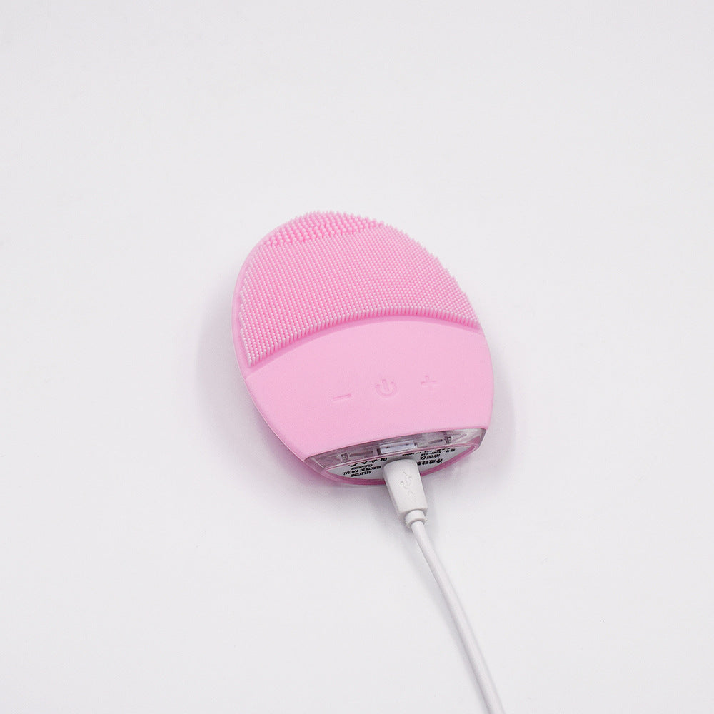 Electric Face Cleansing Brush – Negative Ion Facial Cleaner with Vibration, Multi-Speed Rotation and Deep Pore Cleansing