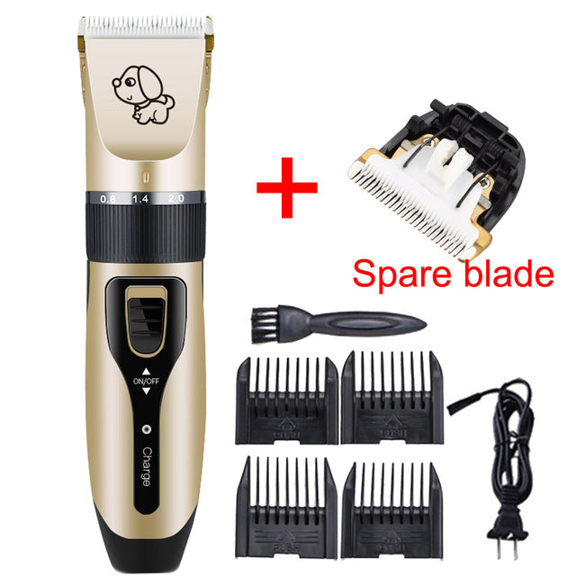 Professional Dog Hair Clipper – Electric Pet Hair Trimmer & Shaver for Easy Grooming at Home