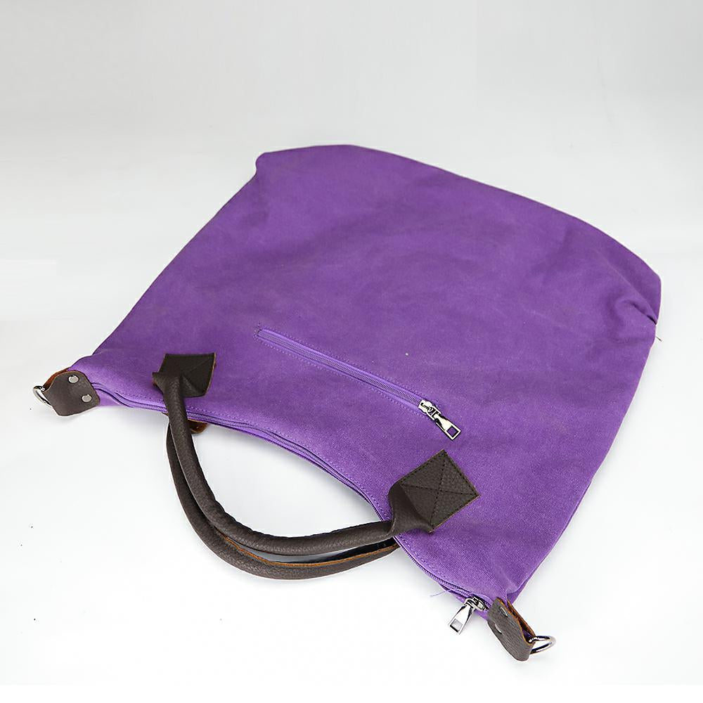 Women's Vintage Canvas Shoulder Bag – Minimalist Retro Crossbody Handbag for Everyday Use