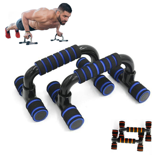 H-shaped Push-up Stand Sponge Hand Grip ABS Fitness Chest Training