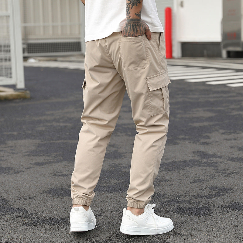 Men's Casual Overalls – Loose Cropped Pants | Koalakits36