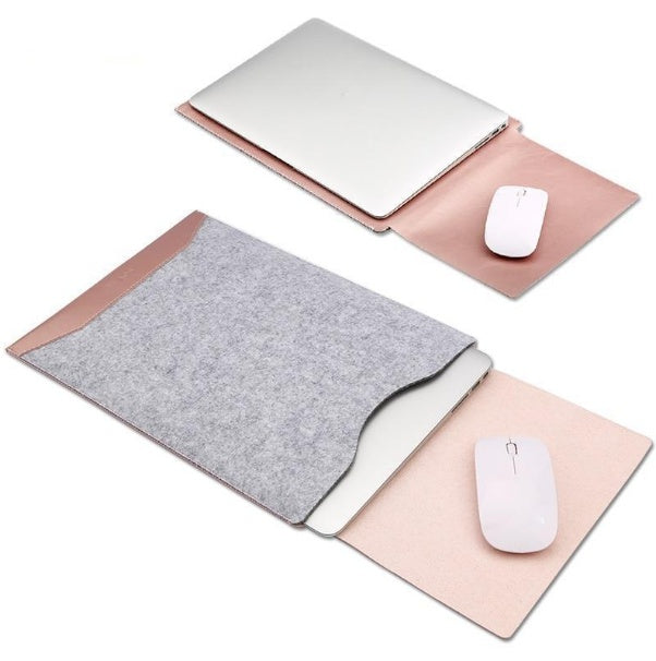 Minimalist Laptop Sleeve With Mousepad