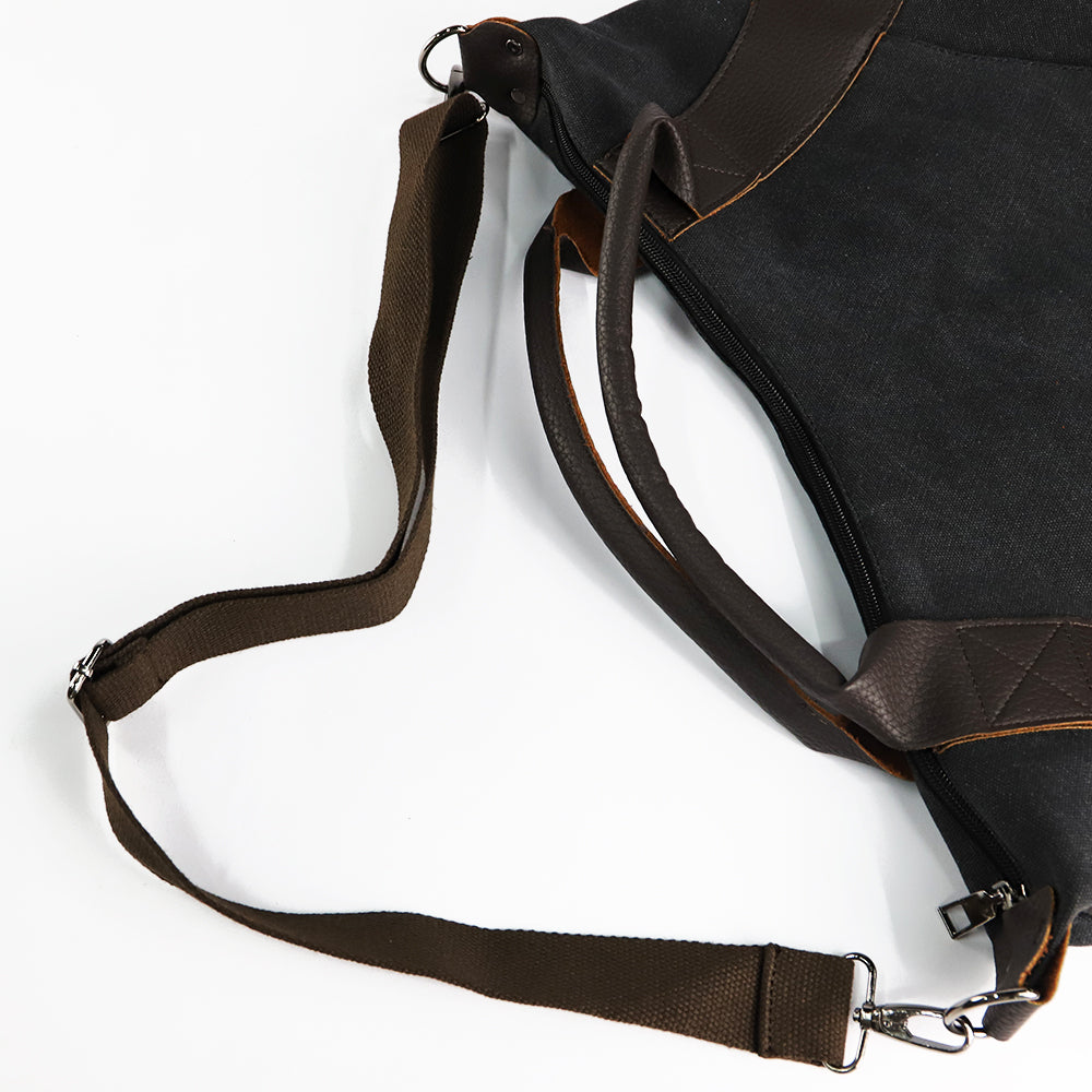 Women's Vintage Canvas Shoulder Bag – Minimalist Retro Crossbody Handbag for Everyday Use