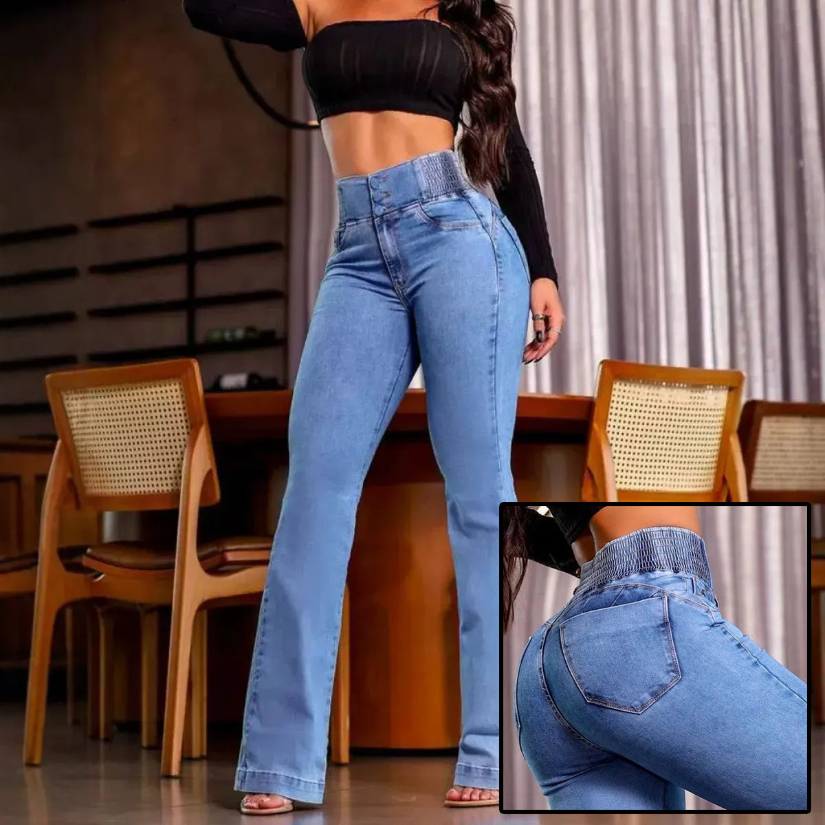 High Waist Jeans for Women - Denim Fit | Koalakits36