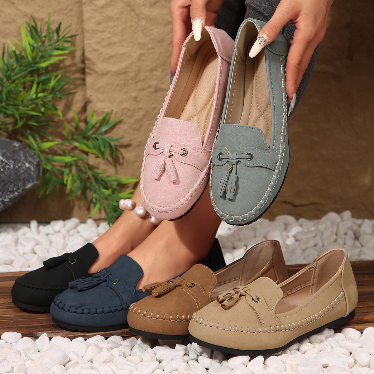Women's Non-Slip Loafers - Comfortable Flats | Koalakits36