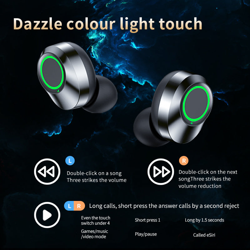 Wireless Bluetooth-compatible Headset TWS Large Screen Smart Digital Display  | Koalakits36