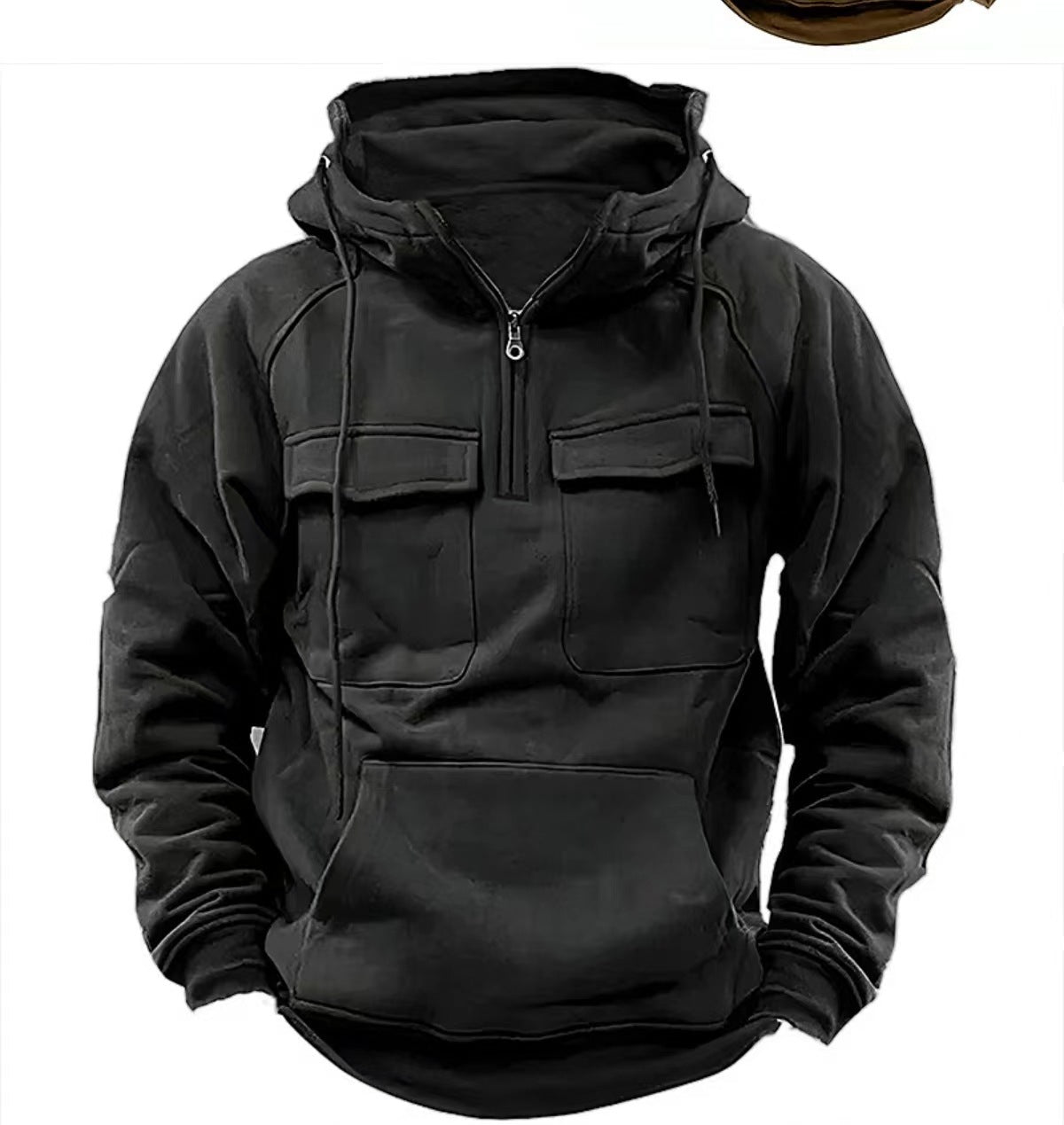 Men's Zip-up Hoodies Sweatshirt With Drawstring And Pocket Design  Casual Sweatshirt | Koalakits36