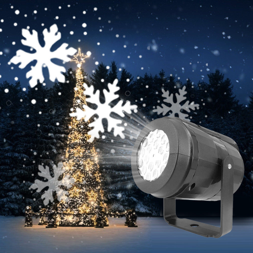 Christmas Snowflake Projector LED Stage Light Outdoor