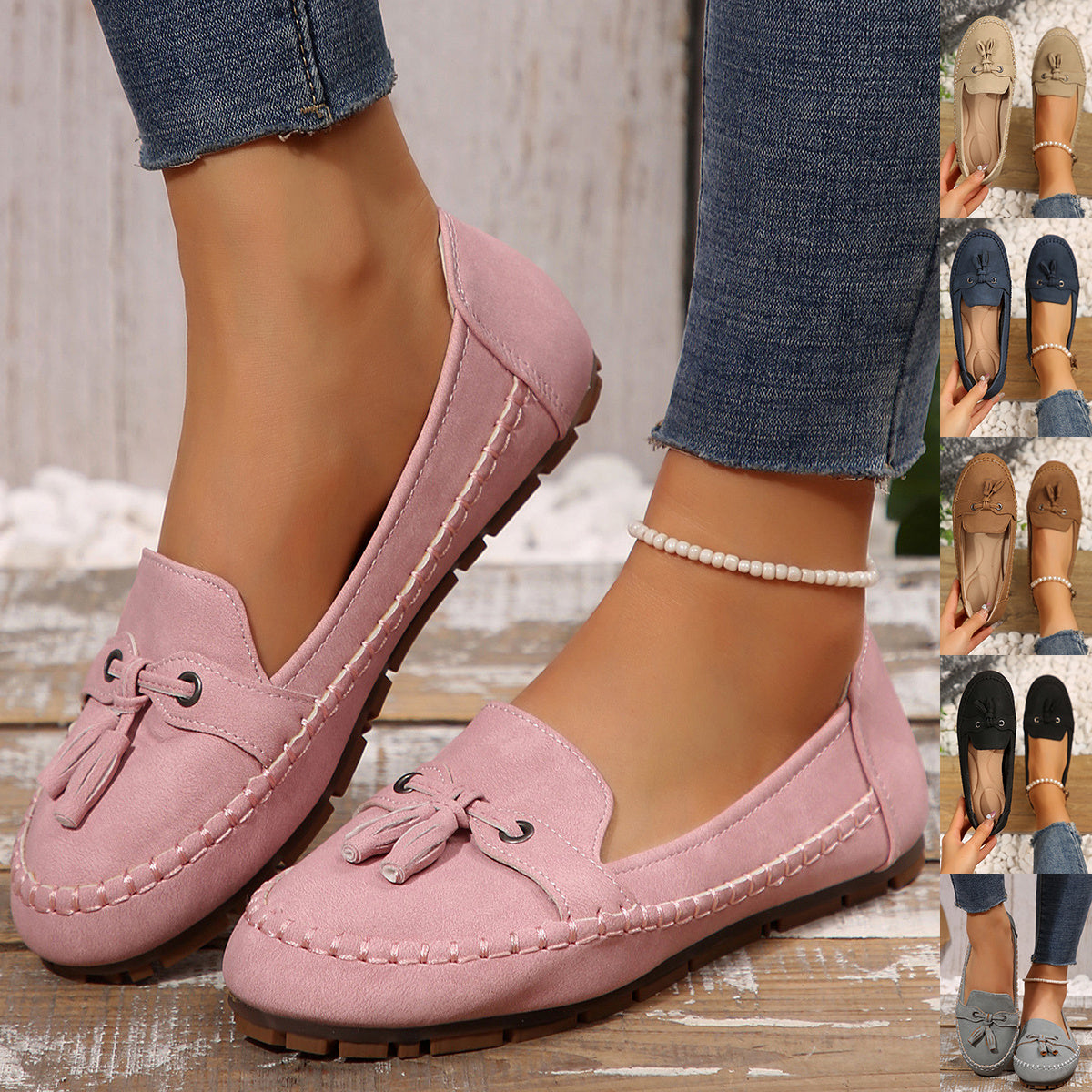 Women's Non-Slip Loafers - Comfortable Flats | Koalakits36
