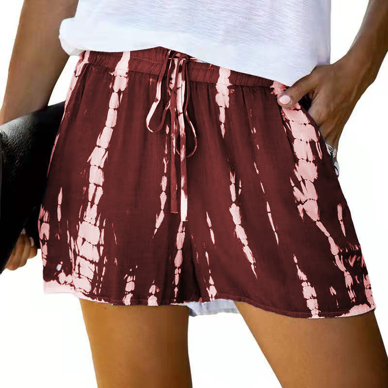 Chic and Comfortable Tie-Dye Wide-Leg Shorts for Effortless Summer Style
