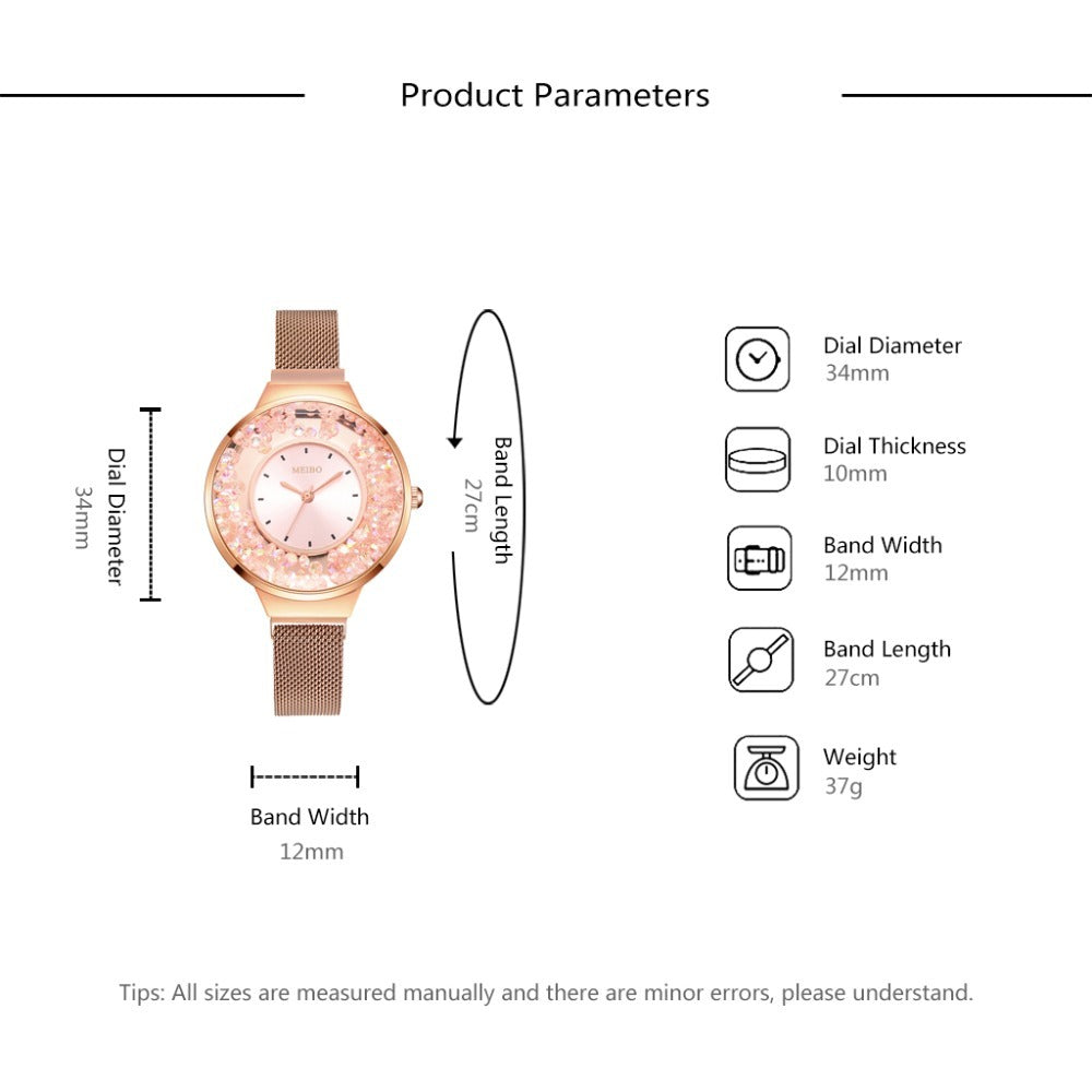New Magnetic Women Watch with Alloy Strap | Koalakits36