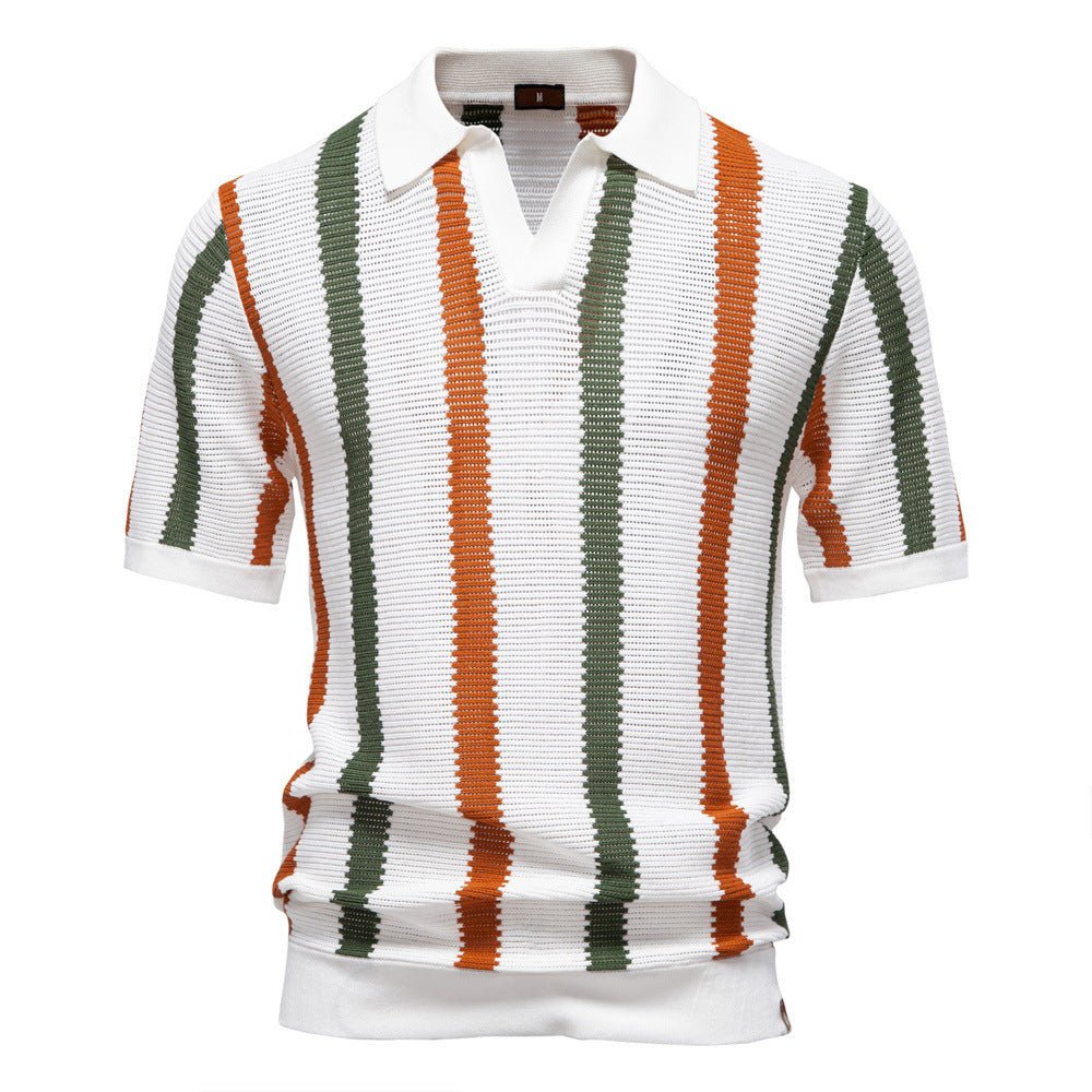 Breathable Men's Polo Shirt - Knitted Style | Koalakits36
