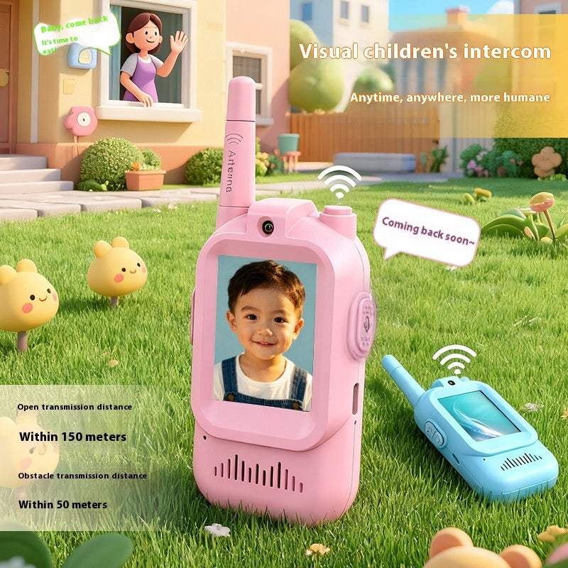 Mini Video Wireless Walkie Talkies For Kids Handheld 2 Pack Rechargeable Intercom Cam Outdoor Family Koalakits36