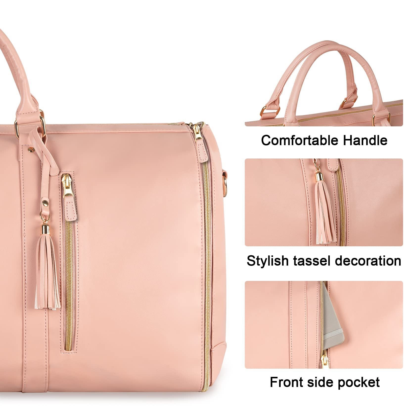 Large Capacity Travel Duffle Bag Women's Handbag Folding Suit Bag Waterproof | Koalakits36
