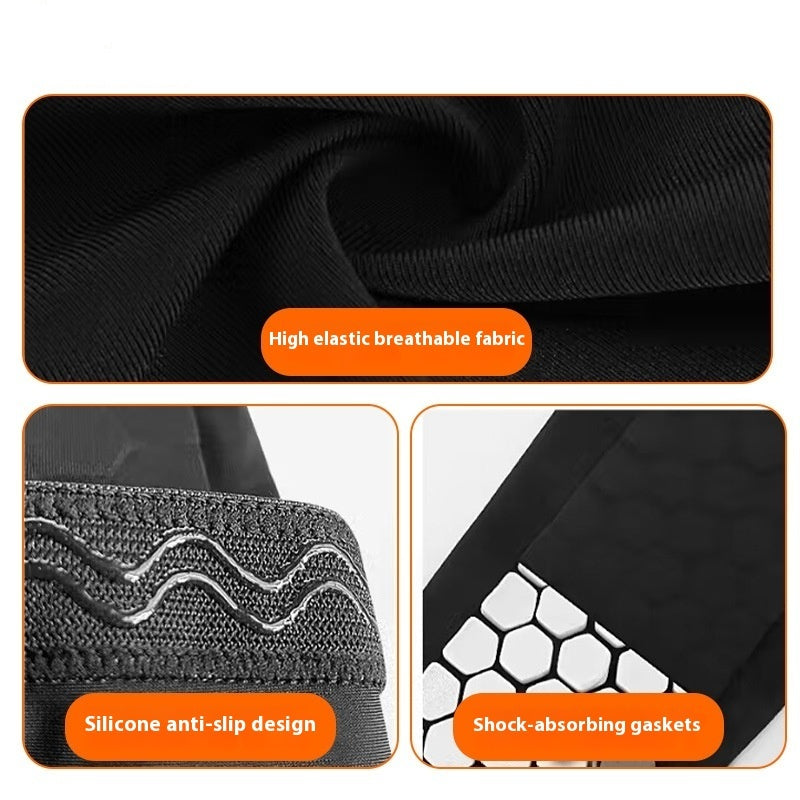 Honeycomb Shank Protection Foot Sock Men's Anti-collision Non-slip | Koalakits36