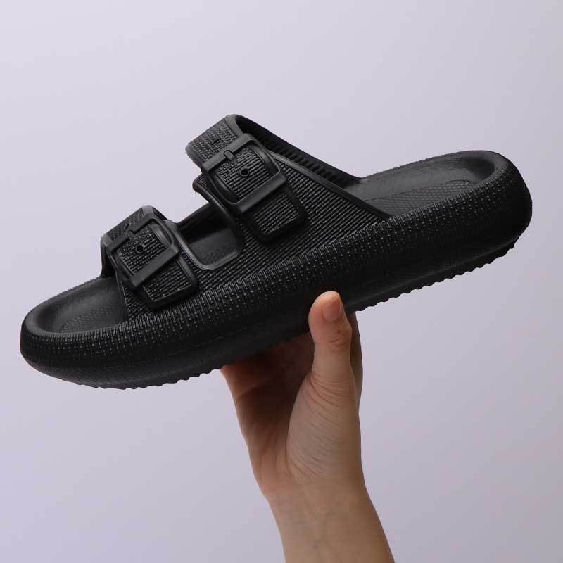 Platform Slippers Women's Summer Buckle Home Shoes Outdoor Wear | Koalakits36