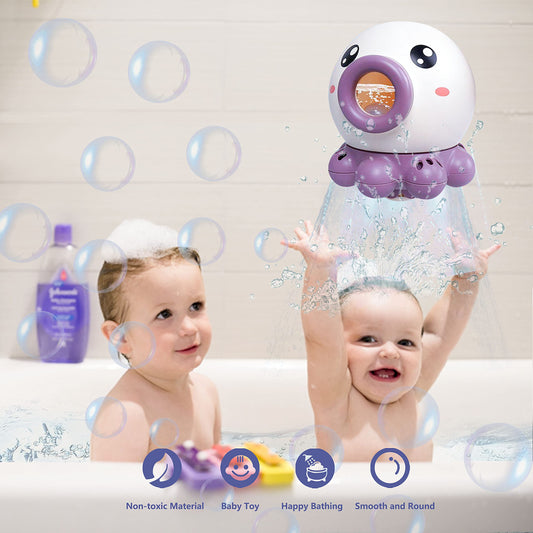 Octopus Fountain Bath Water Toy, Jet Rotating Shower Bathroom Toy, Summer Water Sprinkler Toys,