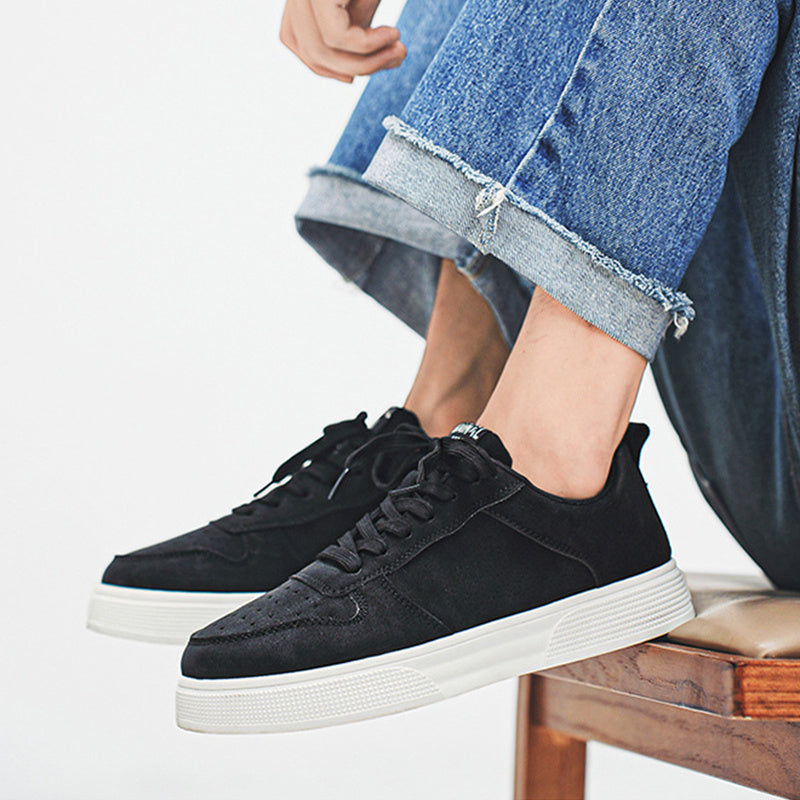 Men's Lace-up Flat Shoes Fashion Casual Round-toe Walking And Jogging Shoes | Koalakits36