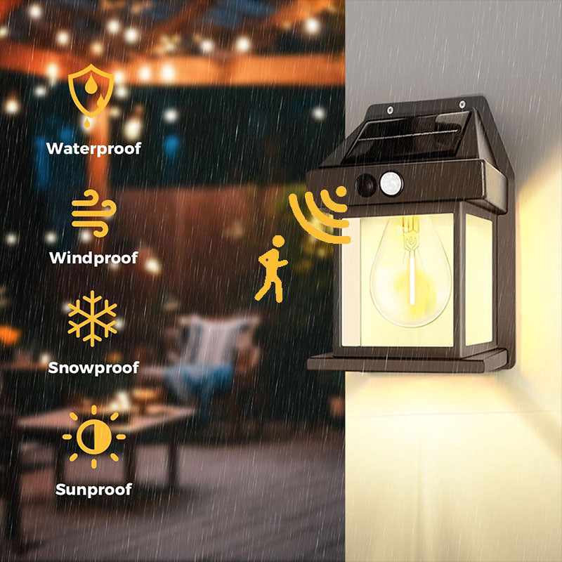 Transform Your Outdoor Space with Our Solar Motion Sensor Wall Light
