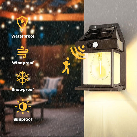 Transform Your Outdoor Space with Our Solar Motion Sensor Wall Light
