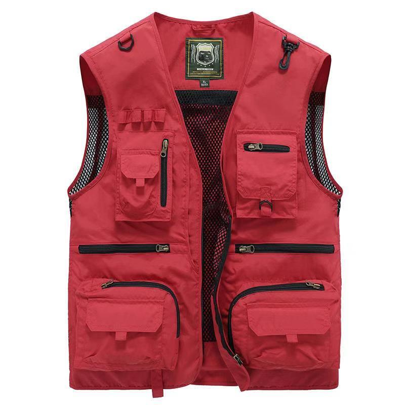 14 Pockets Summer Tactical Outdoor Waistcoat Mesh Cargo Sleeveless Jacket Tool Vest | Koalakits36