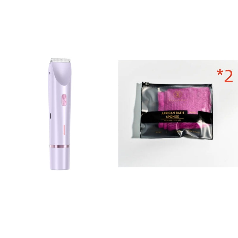 Hair Remover Women's Double Head Shaver Private Pubic Hair Trimmer Electric Razor Wet Dry | Koalakits36
