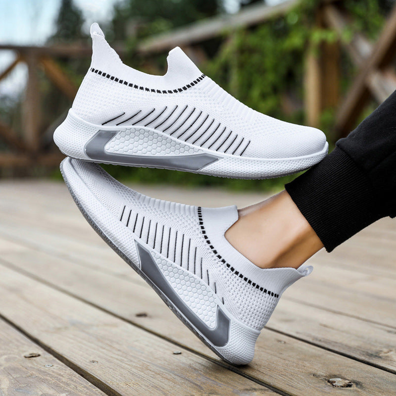 Breathable Slip-on Sneakers Mesh Socks